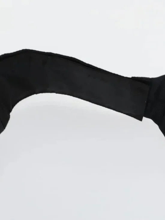 PRADA Shoulder Bag Nylon Black Silver Auth - Picture 8 of 16